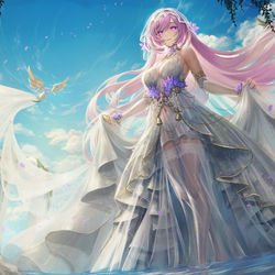 This is a pixiv picture whose title is Elysia.
