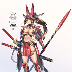 This is a pixiv picture whose title is ビキニアーマー.
