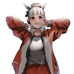 This is a pixiv picture whose title is 生脚ゴルシちゃん.