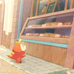 This is a pixiv picture whose title is 🥯🥖🥐🍞🥪🐊✨.