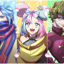 This is a pixiv picture whose title is ぽけろぐ！.