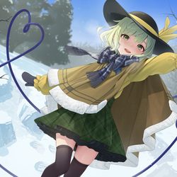 This is a pixiv picture whose title is 冬服こいし.