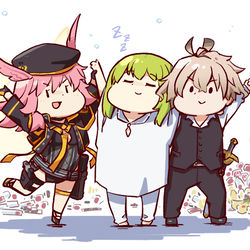 This is a pixiv picture whose title is アタッカー＆触媒.