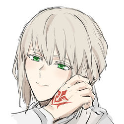 This is a pixiv picture whose title is 【腐】ベディぐだ♂つめたやつ④.