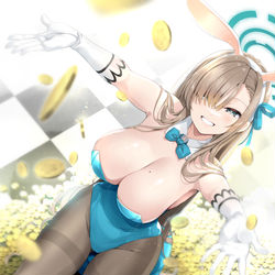 This is a pixiv picture whose title is 新刊表紙のバニーアスナ.