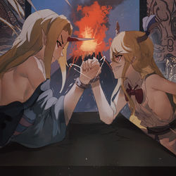 This is a pixiv picture whose title is power.