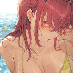 This is a pixiv picture whose title is DOAの水着ほのかちゃん.