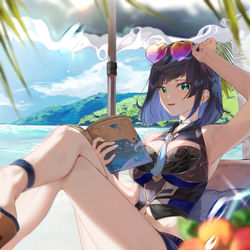 This is a pixiv picture whose title is 🏖️.