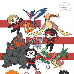 This is a pixiv picture whose title is ワキャラの持ってそうなポケモン.
