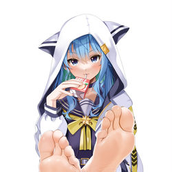 This is a pixiv picture whose title is すいちゃん足.