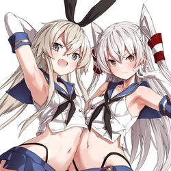This is a pixiv picture whose title is 島風服.