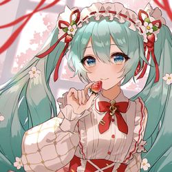 This is a pixiv picture whose title is 🍓.
