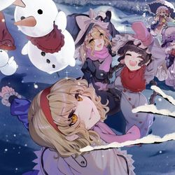 This is a pixiv picture whose title is 魔法使いと冬.