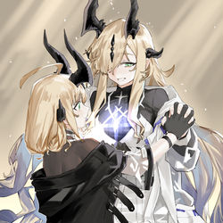 This is a pixiv picture whose title is 龙姐妹.
