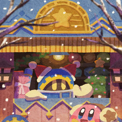 This is a pixiv picture whose title is マホロア・クリスマスショップ🎄.