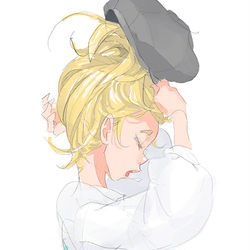 This is a pixiv picture whose title is YOASOBI「ミスター」Official MV キャラ原案.