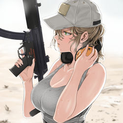 This is a pixiv picture whose title is MP5 SD6.