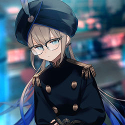 This is a pixiv picture whose title is 👓.