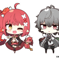 This is a pixiv picture whose title is ネオポルテ2期生【仕事絵】.