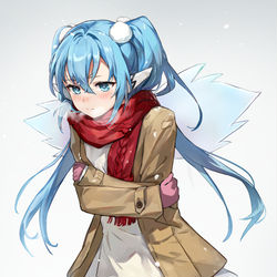 This is a pixiv picture whose title is 冻死了 (￣﹏￣).