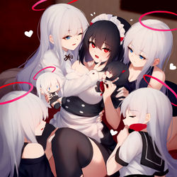 This is a pixiv picture whose title is ❤.