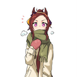 This is a pixiv picture whose title is 冬のバクちゃん.