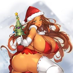 This is a pixiv picture whose title is Diana_santa.