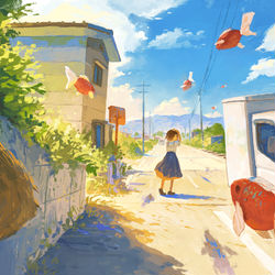 This is a pixiv picture whose title is 無題.