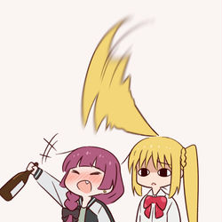 This is a pixiv picture whose title is 廣井さんに怒った虹夏ちゃん.