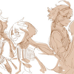 This is a pixiv picture whose title is 水星らくがき.