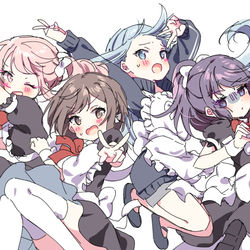This is a pixiv picture whose title is 二ゴレンジャー参上！！.