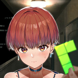 This is a pixiv picture whose title is ・・・えっちだな。君は.