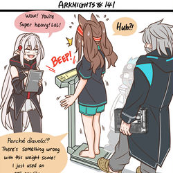 This is a pixiv picture whose title is Arknights #141.