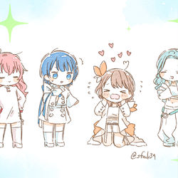This is a pixiv picture whose title is ZOZOｺﾗﾎﾞ　ﾓﾓｼﾞｬﾝ.
