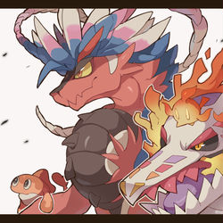 This is a pixiv picture whose title is ギャップの化身コライドンくん.