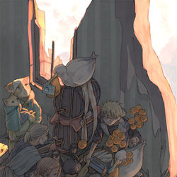 This is a pixiv picture whose title is 【PFSOZ】弱小部隊にできること【黒王軍の進撃】.