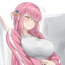 This is a pixiv picture whose title is Hitori Gotoh.