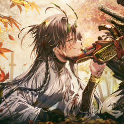 This is a pixiv picture whose title is Addiction.