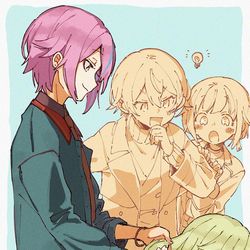 This is a pixiv picture whose title is ぞぞコラボがかわいすぎた(妄想).