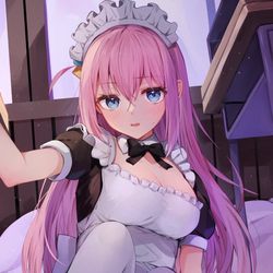 This is a pixiv picture whose title is メイドぼっちちゃん.