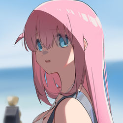 This is a pixiv picture whose title is 水着（妄想）.