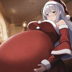 This is a pixiv picture whose title is 圣诞“大礼包”.