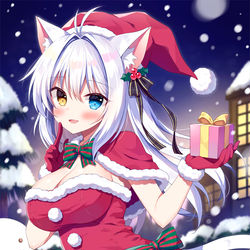 This is a pixiv picture whose title is Merry Christmas.