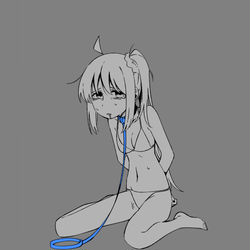 This is a pixiv picture whose title is Warning🤕.