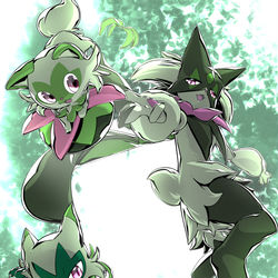 This is a pixiv picture whose title is ニャオ　ニャロ　カーニャ.