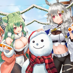 This is a pixiv picture whose title is 【仕事絵】放置少女イラスト.
