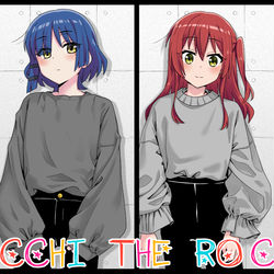 This is a pixiv picture whose title is ぼっち・ざ・ろっく！.