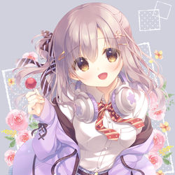 This is a pixiv picture whose title is お兄ちゃんも食べる？🍬.