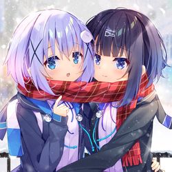 This is a pixiv picture whose title is C101ごちうさ新刊表紙絵.