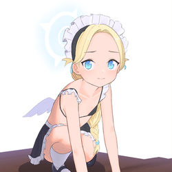 This is a pixiv picture whose title is メイドソラ.